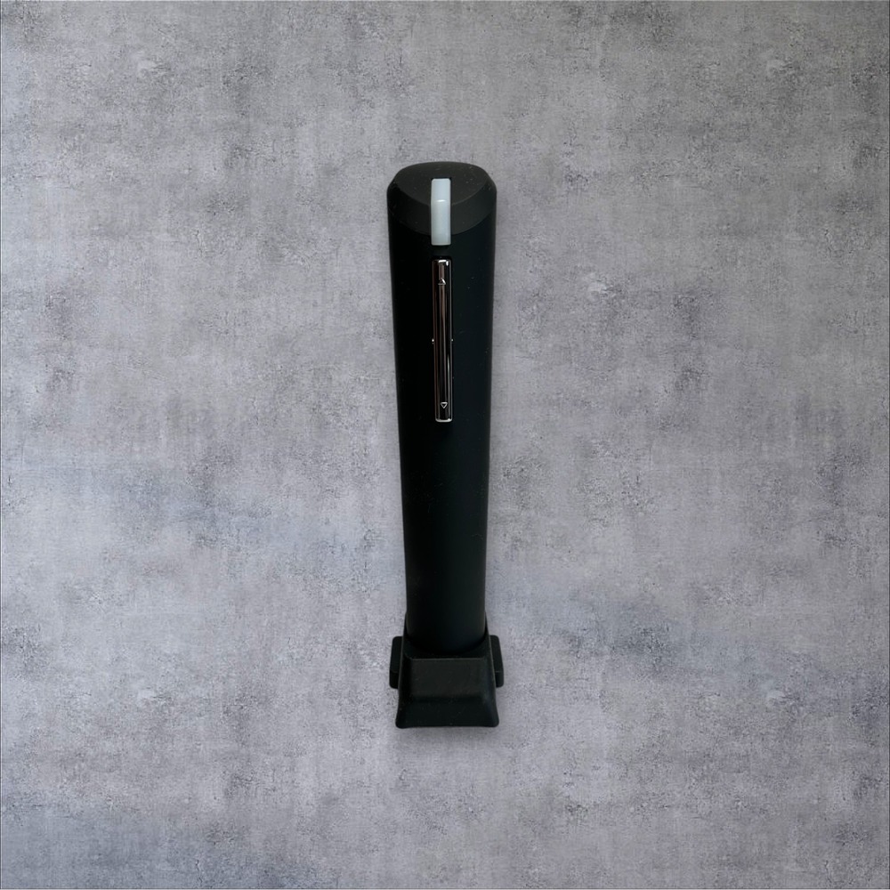 Brookstone Electric Wine Opener Black Automatic Cordless Stand-Works - READ